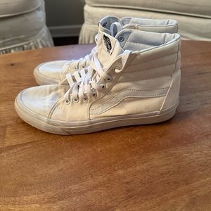 White high top vans